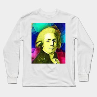 Fausto Elhuyar Colourful Portrait | Fausto Elhuyar Artwork 8 Long Sleeve T-Shirt